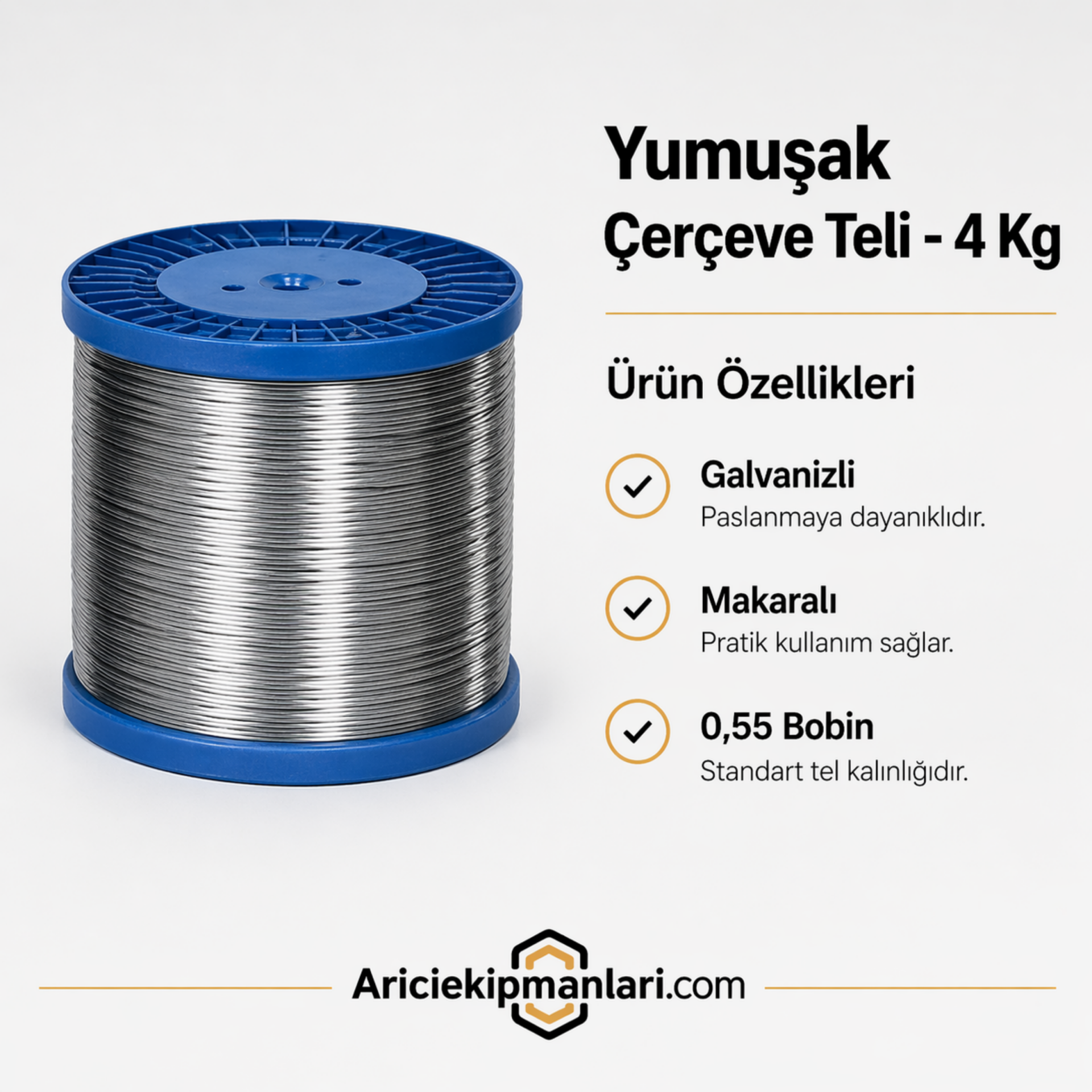 Yumuşak Çerçeve Teli - 4 Kg