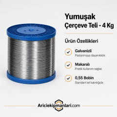 Yumuşak Çerçeve Teli - 4 Kg