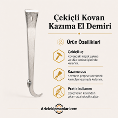 Çekiçli Kovan Kazıma El Demiri