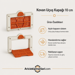 Kovan Uçuş Kapağı 10 Cm