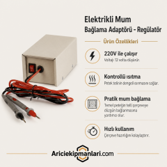 Elektrikli Mum Bağlama Adaptörü - Regülatör