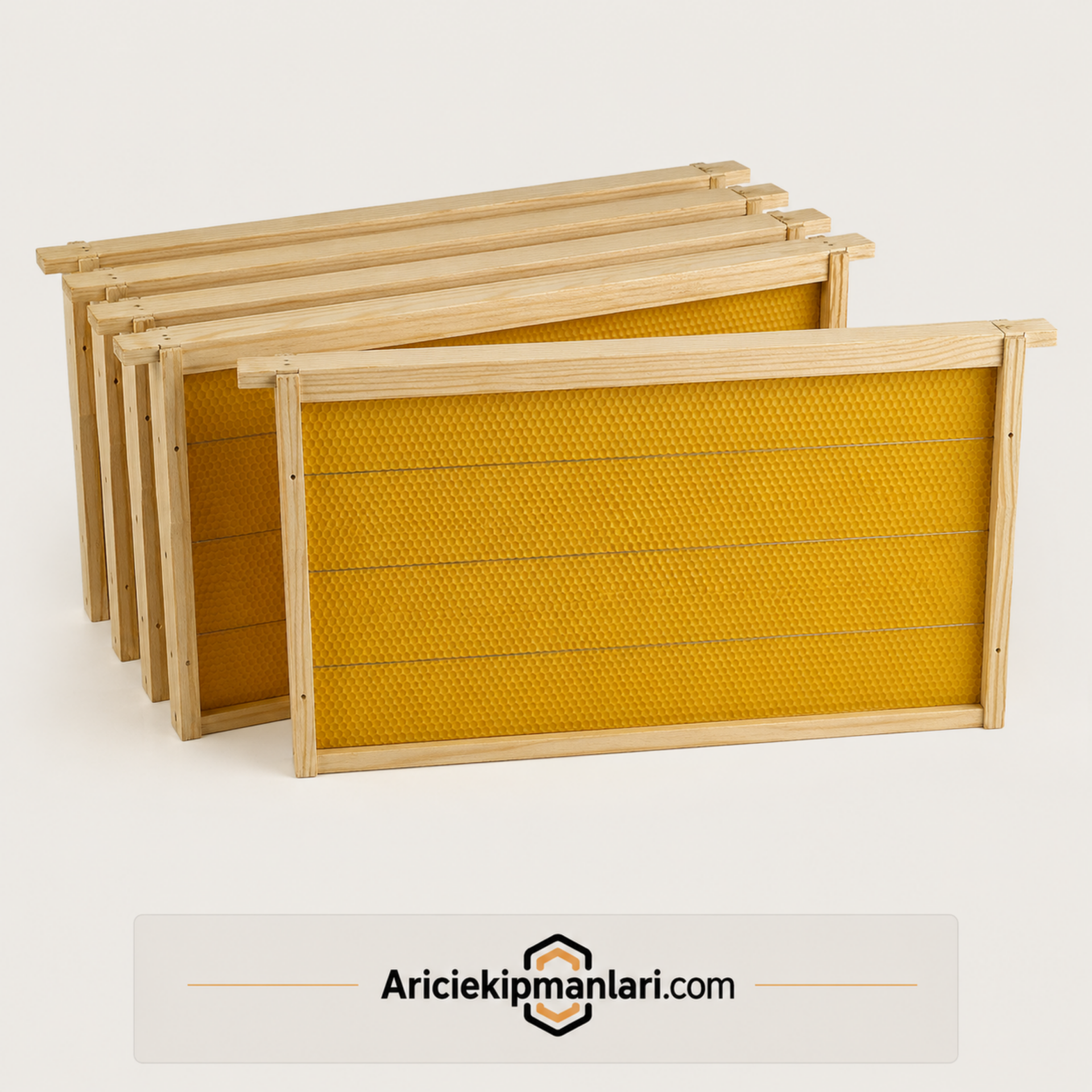 Hazır Petekli Ahşap Çerçeve - 10'lu Paket