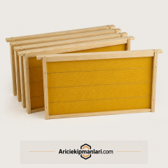 Hazır Petekli Ahşap Çerçeve - 10'lu Paket