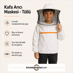 Çocuk Arıcı Maskesi